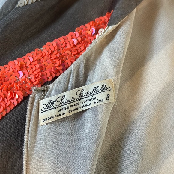 All Saints Aztec Dazzle Spitalfields sequin dress - Picture 6 of 6